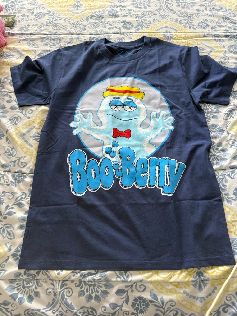 Kaws X Monsters General Mills Boo Berry Blue T Shirt
